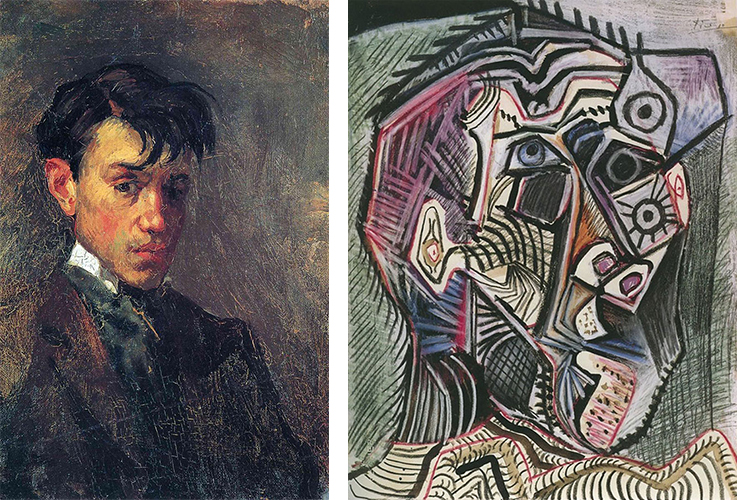 Talento literário e a pintura de Picasso têm muito em comum.